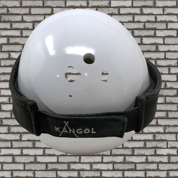 Vintage Y2K Kangol Black Cotton Canvas Sports Visor One Size Hat Cap Eyeshade - Picture 5 of 7